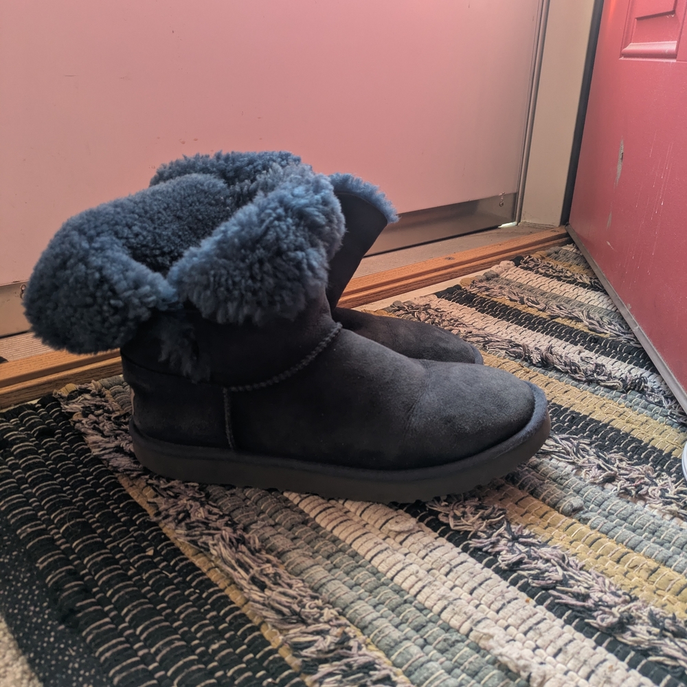UGG Women's Black Shearling Ankle Boots